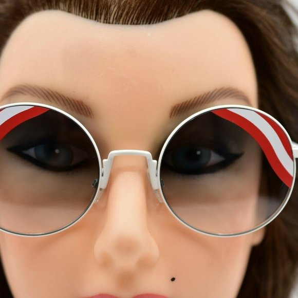Fendi FF 0248/S Sunglasses Red White Wave Full Rim main image 5